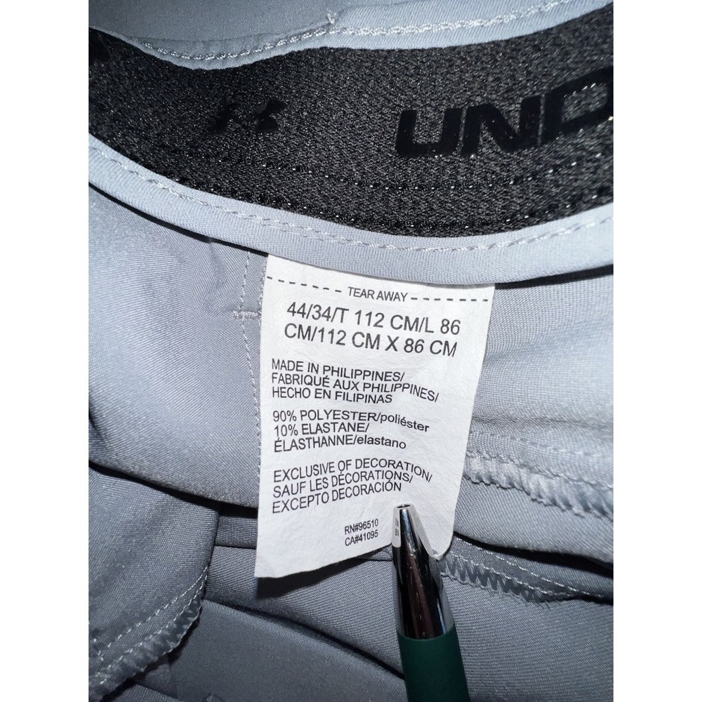 Under Armour Golf Pants Mens 44x34 Gray Drive Performance Hybrid Stretch 1364407 - Picture 11 of 12